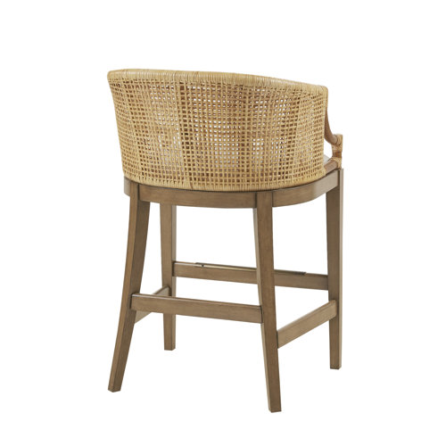 Martha Stewart Playa Handcrafted Rattan Counter Stool Wayfair